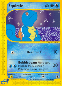 Squirtle Expedition Base Set #132