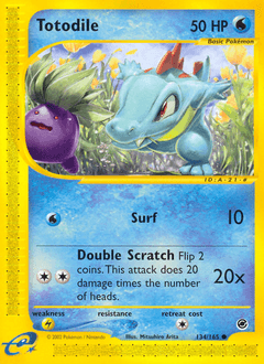 Totodile Expedition Base Set #134