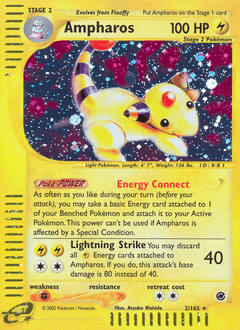 Ampharos Expedition Base Set #2