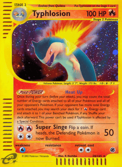 Typhlosion Expedition Base Set #28