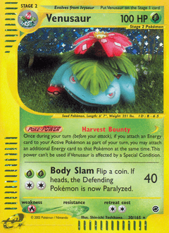Venusaur Expedition Base Set #30