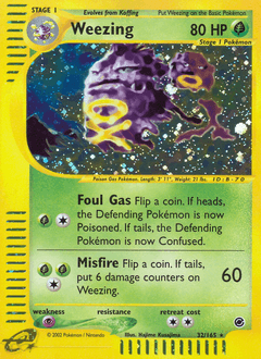 Weezing Expedition Base Set #32
