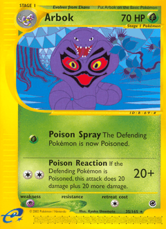 Arbok Expedition Base Set #35