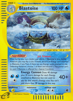 Blastoise Expedition Base Set #4