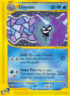 Cloyster Expedition Base Set #42