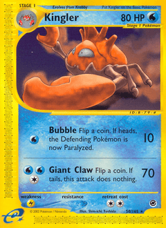 Kingler Expedition Base Set #50