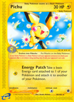 Pichu Expedition Base Set #58