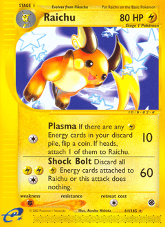 Raichu Expedition Base Set #61