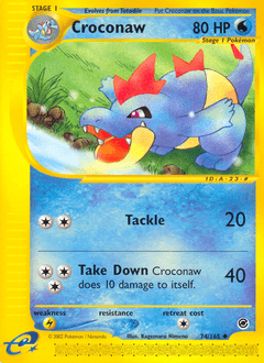 Croconaw Expedition Base Set #74