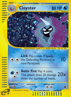 Cloyster Expedition Base Set #8