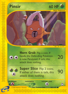 Pinsir Aquapolis #101