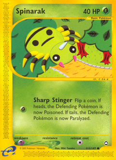 Spinarak Aquapolis #111