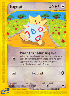 Togepi Aquapolis #114