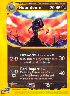 Houndoom Aquapolis #15