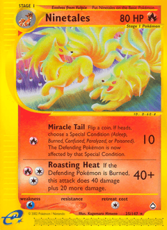 Ninetales Aquapolis #25