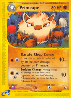 Primeape Aquapolis #29