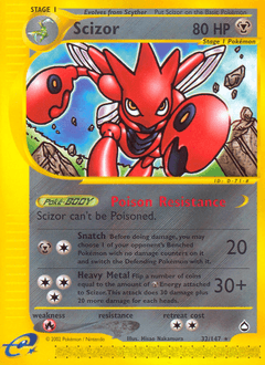 Scizor Aquapolis #32