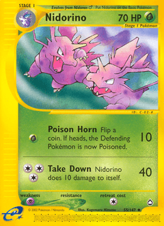 Nidorino Aquapolis #55