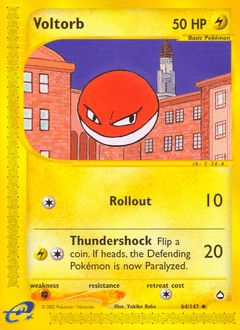 Voltorb Aquapolis #64