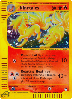 Ninetales Aquapolis #H19