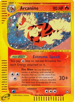 Arcanine Aquapolis #H2