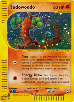 Sudowoodo Aquapolis #H24