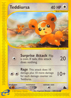 Teddiursa Skyridge #109