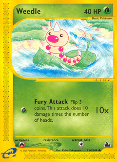 Weedle Skyridge #114