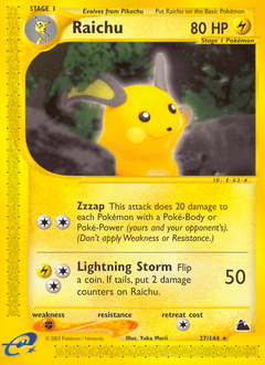 Raichu Skyridge #27