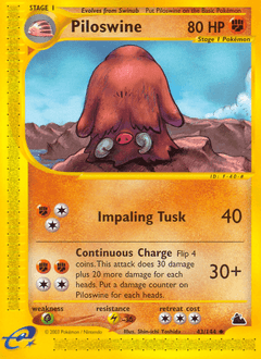 Piloswine Skyridge #43