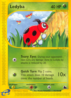 Ledyba Skyridge #72