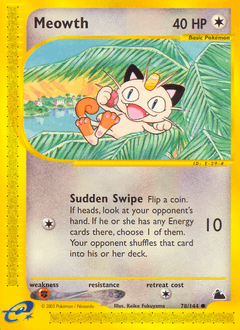 Meowth Skyridge #78