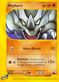 Rhyhorn Skyridge #91