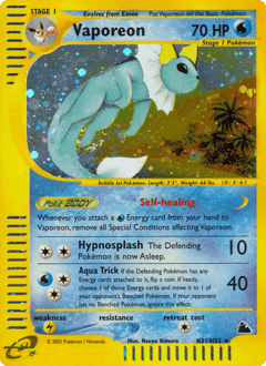 Vaporeon Skyridge #H31