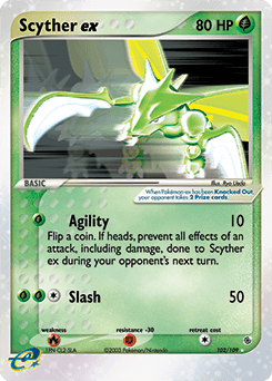 Scyther ex Ruby & Sapphire #102