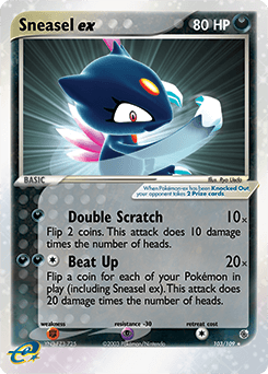 Sneasel ex Ruby & Sapphire #103