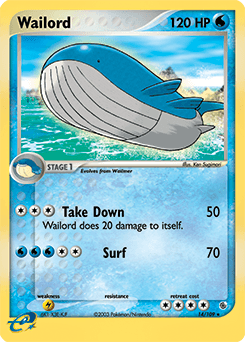 Wailord Ruby & Sapphire #14