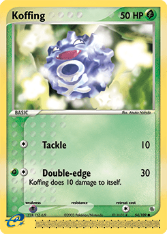 Koffing Ruby & Sapphire #54