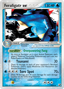 Feraligatr ex Unseen Forces #103