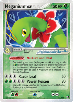 Meganium ex Unseen Forces #106