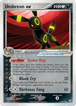 Umbreon ex Unseen Forces #112