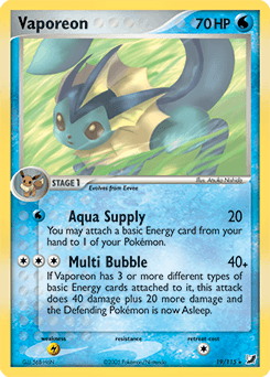 Vaporeon Unseen Forces #19