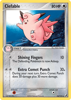 Clefable Unseen Forces #36