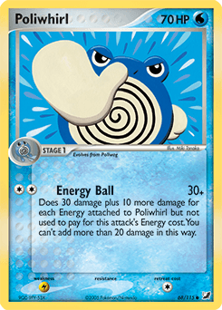 Poliwhirl Unseen Forces #68