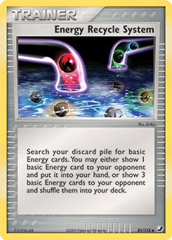 Energy Recycle System Unseen Forces #81