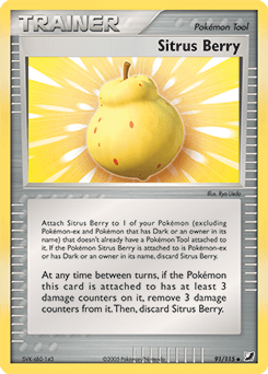 Sitrus Berry Unseen Forces #91