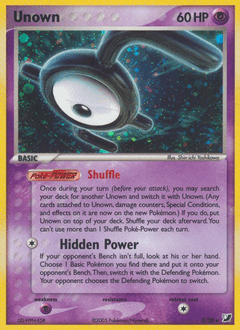 Unown Unseen Forces #E