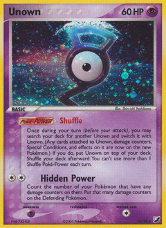 Unown Unseen Forces #G