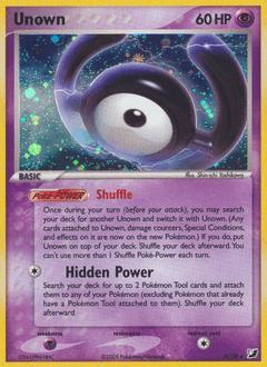 Unown Unseen Forces #H