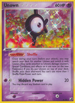 Unown Unseen Forces #K